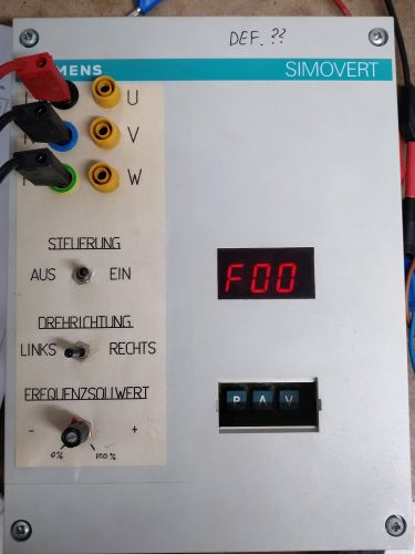 fehler ohne motor